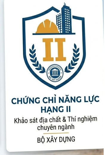 Chứng chỉ năng lực khảo sát địa chất Hạng II